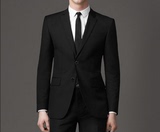 现货供应北京现代4S店男士西服套装职业装，藏青色，黑色。