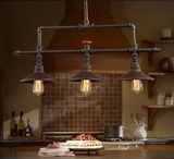 loft酒吧咖啡店吧台复古灯饰创意个性工业风水管吊灯 爱迪生灯具