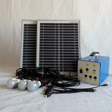 20W家用12V太阳能电池板小型发电照明系统手机充电户外夜市宿舍