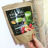 日本代购进口正品VEGE FRU复合水果果蔬酵素代餐粉300g猕猴桃瘦身