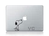 MacBook苹果笔记本个性贴纸贴膜局部贴黑白转移贴创意贴史努比B84