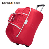 卡拉羊拉杆包短途行李包女行李袋手提旅行包大容量拉杆袋男旅行袋