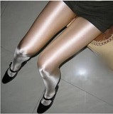 夜店女歌手DS必备美腿塑形瘦腿高档舍宾丝袜防勾丝油亮反光连裤袜