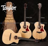 Taylor吉他 泰勒214ce吉他 KOA限量版 ES2拾音器可打板 电箱吉他