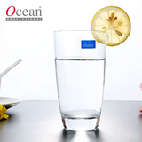泰国进口Ocean耐热透明玻璃水杯绿茶杯圆形果汁柠檬杯子家用 大号