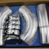 进气铝管多功能进气组合进气铝管汽车改装进气管套装通用进气铝管