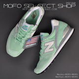 美产 New Balance女鞋男鞋 极致纯薄荷绿 情侣复古跑步鞋 M996CPS