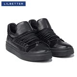 Lilbetter男士板鞋 高帮夏季韩版时尚流行男鞋头层牛皮男士皮鞋潮