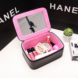 韩国化妆包 化妆箱洗漱包 手提大容量防水化妆盒化妆品收纳包包邮