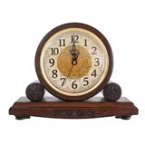 枫叶(MappleLeaf)客厅座钟欧式实木钟表仿古台钟大号时钟创意石