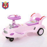 儿童玩具车可做人溜溜车牛牛车音乐静音轮摇摆车奇客可坐人扭扭车
