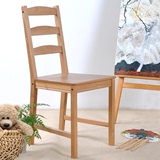 包邮宜家约克马克实木松木餐桌椅小户型北欧简约餐椅凳子咖啡椅