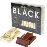 日本进口巧克力 明治Meiji钢琴版纯黑巧克力28枚130g