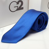 宝蓝色 G2000正品男士领带男正装商务职业结婚桑蚕丝韩版超窄领带