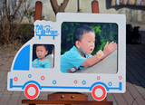 12寸小汽车组合彩色高档儿童相框卡通创意挂墙相框厂家定做批发