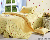 特惠儿童床上用品四件套纯棉男女孩卡通被套床上用品全棉印花刺绣