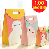 礼品袋韩国可爱礼物袋卡通礼物袋9650纸质手提生日收纳包装袋子