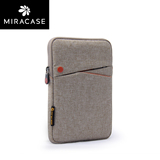 miracase正品ipad内胆包mini 3/4平板保护套小米收纳包棉麻原创