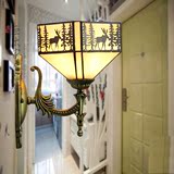蒂凡尼创意时尚灯饰灯具厨房灯卫生间灯床头镜前麋鹿个性LED壁灯