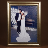 岱岳 婚纱照相框 放大挂墙画框影楼结婚照片制作欧式全家福相框