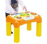 多功能早教双语游戏桌 益智玩具台 宝宝游戏桌 充电版玩具战争