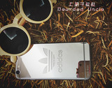 adidas电镀前后钢化彩膜 苹果iphone5s 6 6p手机镜子镜面膜 银色
