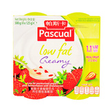 西班牙进口 低脂【6月到期】帕斯卡草莓常温酸奶 125g*4 临期特价