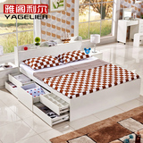 储物床高箱床收纳抽屉床1.5米1.8米欧式双人床榻榻米床板式床收纳
