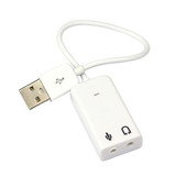 最新苹果USB外置7.1声卡免驱台式机电脑笔记本免驱支持win7