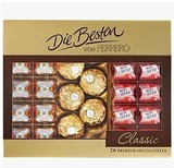 现货 德国代购 费列罗Die Besten 三种巧克力经典礼盒装 26粒269g