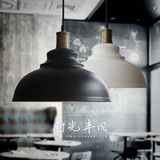 设计师loft复古工业风吊灯北欧美式简约现代吧台餐厅单头铁艺吊灯