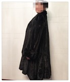 二手进口美国American美国制深棕貂皮中长款超大裙摆230厘米