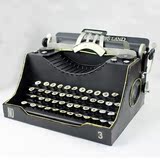复古老式打字机模型摆件铁艺装饰品创意家具家装橱窗怀旧道具