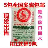 鳄鱼牌 泰国进口白西米 小西米椰汁西米露 为记鳄鱼西米500g*5包