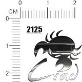2125 [188] 魔蟹 gd 金属贴纸