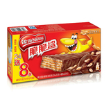 雀巢脆脆鲨巧克力夹心威化饼干盒装480g 促销装24条+8条休闲零食