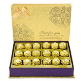 费列罗巧克力礼盒装18金莎费雷罗女友白色情人节礼物 巧克力礼盒