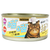 猫零食 台湾SEED惜时喵喵猫罐头妙乐鲜包170g 金枪鱼丁香鱼猫湿粮