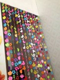 DIY韩式塑料门帘半帘珠帘子挂帘线帘隔断儿童卧室客厅结婚房装饰