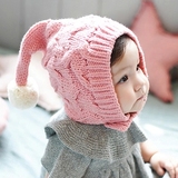 韩国冬季帽子女潮婴幼儿男童宝宝婴儿童帽子冬针织帽春秋冬毛线帽
