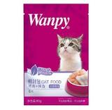 wanpy顽皮鲜封包猫用妙鲜包猫湿粮猫罐头猫零食 鸡肉鳕鱼 80克