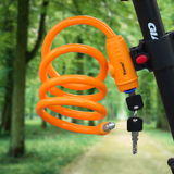 通用自行车锁山地车钢丝锁电动车锁具儿童自行车可用骑行装备配件
