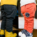 冬季中小童裤男童加厚长裤儿童冬装裤子0-1-2-3-4岁半加绒裤包邮