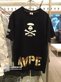现货 7折 AAPE 香港代购 16春夏 迷彩字母 骷髅猿 短袖 t恤2575