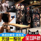 3D立体健身房肌肉男美女大型壁画 体育运动休闲吧卧室墙纸壁纸