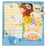 羊年新品初生儿礼盒音乐毛绒玩具0-2周岁婴儿礼盒宝宝秋冬春衣服