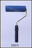 8寸蓝色肌理漆压花滚筒2007L肌理壁膜滚筒模具硅藻泥施工工具滚筒