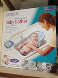 Carter's卡特洗澡椅婴儿浴架宝宝沐浴床浴网架子 婴儿洗澡椅浴