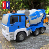 特价大号无线遥控水泥搅拌车挖掘机充电工程车声光电动玩具车模型