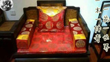 定做中式古典家具坐垫棕垫红木沙发垫子实木椅垫圈椅皇宫椅官帽椅